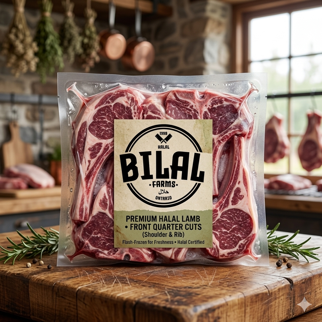 Bilal Farms Lamb - Front Quarter